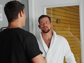 Sultry rocker Paul Canon reveals his forbidden bareback desires to Kurtis Wolfe. Witness Paul's skilled deep throat and intense anal action, culminating in a hot, oily finale.
