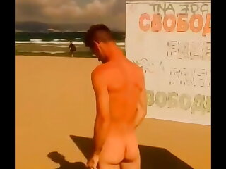 Nudist beach, Christian0407 struts his big package. Join him for a wild romp in the sun, getting down and dirty with like-minded naturists. A feast for the senses, this isn't your average beach day.