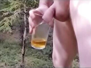 In the Swedish woods, a kinky guy brings his girlfriend's piss to drink. She's grossed out, but he's excited. This twisted exchange leads to a steamy, kinky scene.