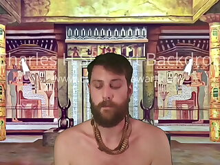 Serving the Pharaoh faithfully, the white Egyptian slave indulges in prostate stimulation, delivering a hearty cum shower. Experience the intimate POV journey of submission and reward.